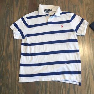 Collard polo shirt
